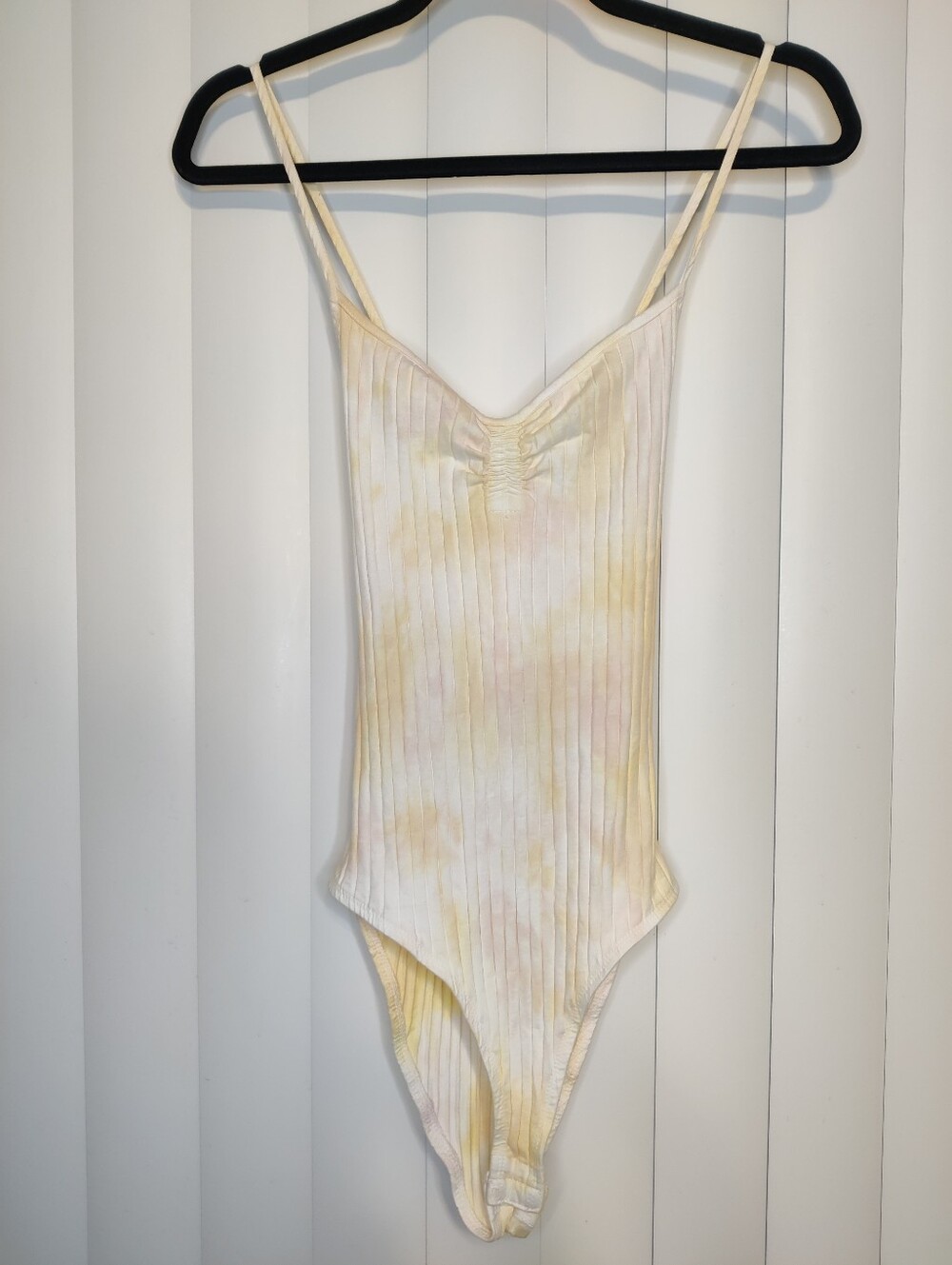 Zara Ribbed Tie-dye Bodysuit